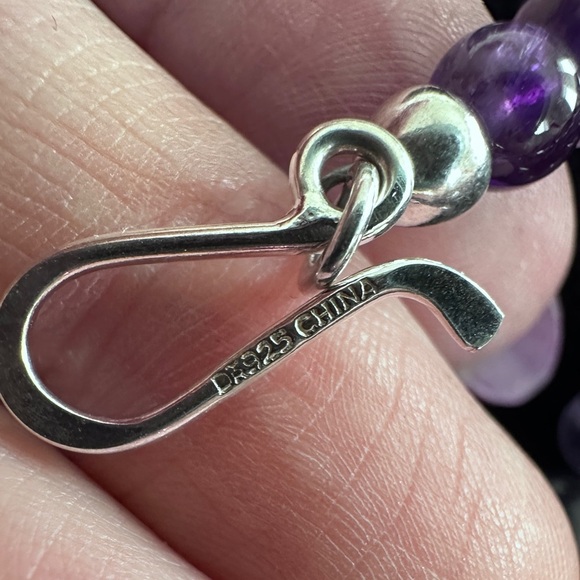 Amethyst bead fashion long necklace by Jay King - Picture 13 of 13